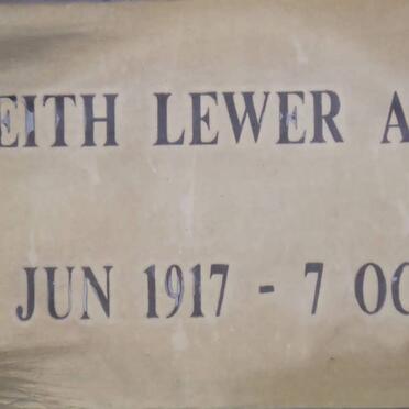 ALLEN Keith Lewer 1917-1995