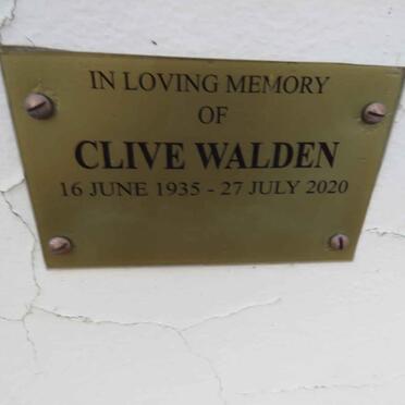 WALDEN Clive 1935-2020