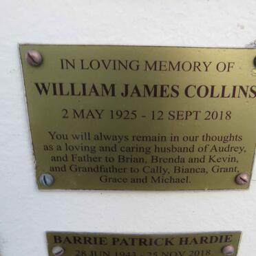 COLLINS William James 1925-2018