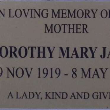 JAMES Dorothy Mary 1919-1990