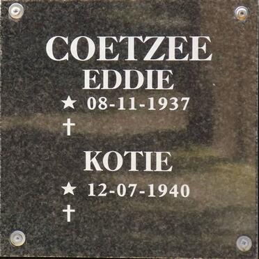 COETZEE Eddie 1937- &amp; Kotie 1940-