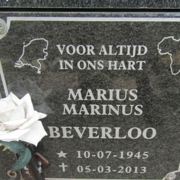 BEVERLOO Marius Marinus 1945-2013