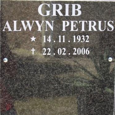 GRIB Alwyn Petrus 1932-2006