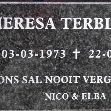 TERBLANCHÉ Theresa 1973-2009