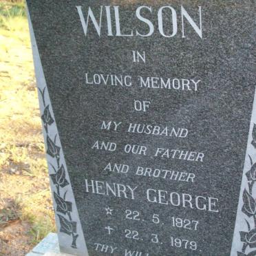 WILSON Henry George 1927-1979