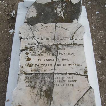 BLATHERWICK William George 1826-1901