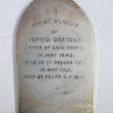 DANIELS Sophia 1845-1901