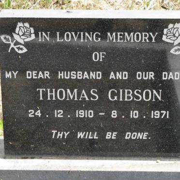 GIBSON Thomas 1910-1971