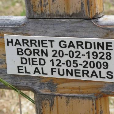 GARDINER Harriet 1928-2009