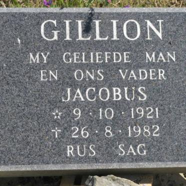 GILLION Jacobus 1921-1982