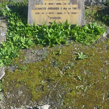 VISAGIE Petrus Arnoldus 1865-1946 & Elizabeth Johanna DU TOIT 1875-1950