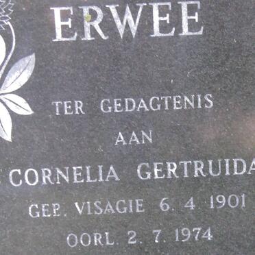 ERWEE Cornelia Gertruida nee VISAGIE 1901-1974