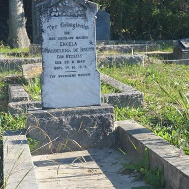 BRUYN Engela Magdelena, de nee WESSELS 1843-19??