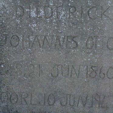 OTTO Diederick Johannes 1860-1947