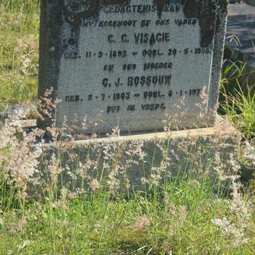 VISAGIE G.C. 1892-1958 & C. J. ROSSOUW 1903-197?