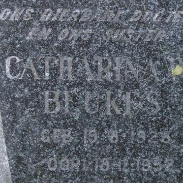 BEUKES Catharina W. 1928-1952