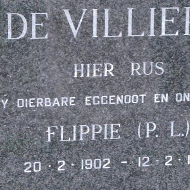 VILLIERS P.L., de 1902-1971