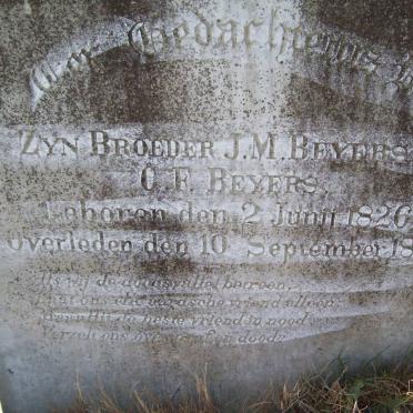 BEYERS C.F. 1826-1873