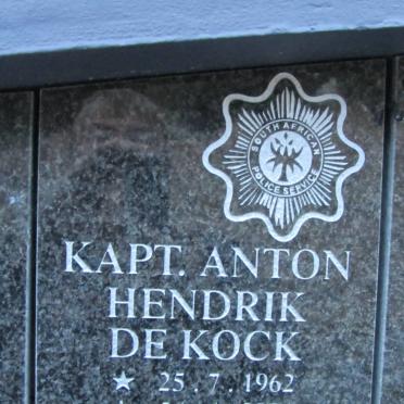 KOCK Anton Hendrik, de 1962-2004 