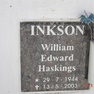 INKSON William Edward Haskings 1944-2003