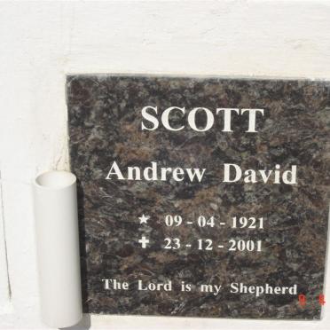 SCOTT Andrew David 1921-2001