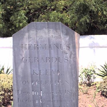 KEEVE Hermanus Gerardus  -1814