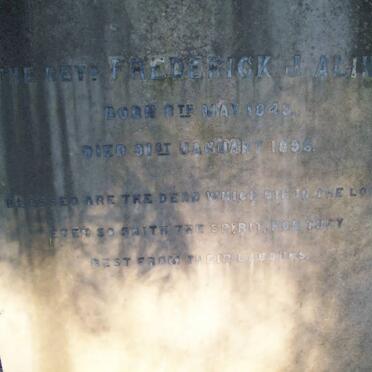 ALING Frederick 1849-1896