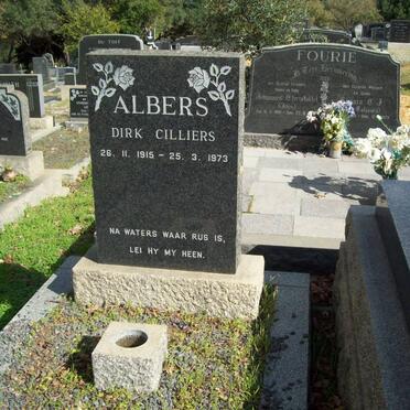 ALBERS Dirk Cilliers 1915-1973