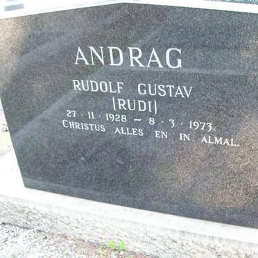 ANDRAG Rudolf Gustav 1928-1973