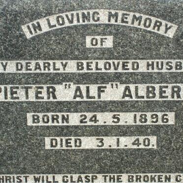 ALBERTS Pieter -1896