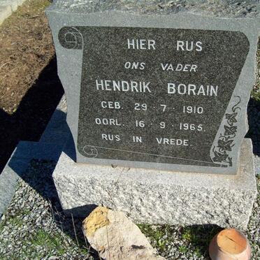 BORAIN Hendrik 1910-1965