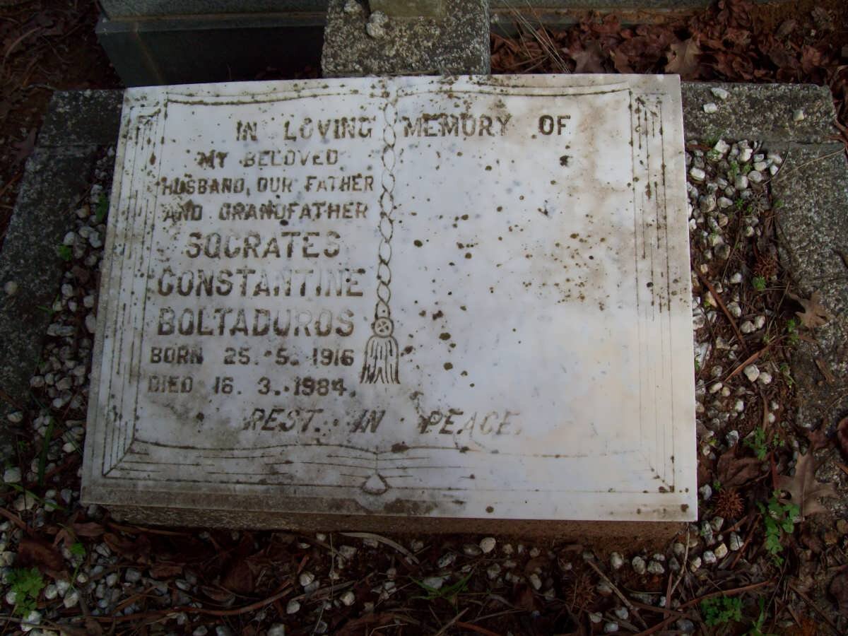 BOLTADOROS Socrates Constantine 1916-1984