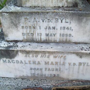 BYL P.A., v.d. 1841-1899 &amp; Magdalena Maria FAURE 1841-1938