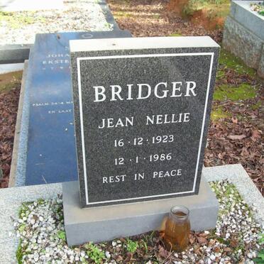 BRIDGER Jean Nellie 1923-1986