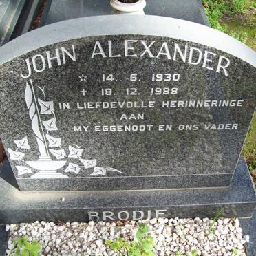 BRODIE John Alexander 1930-1988