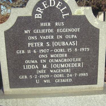 BREDELL Peter S. 1907-1975 &amp; Lidda WAGENER 1909-1985