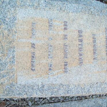 BARTMANN Johannes H.S. 1892-1947