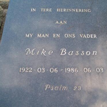 BASSON Mike 1922-1986
