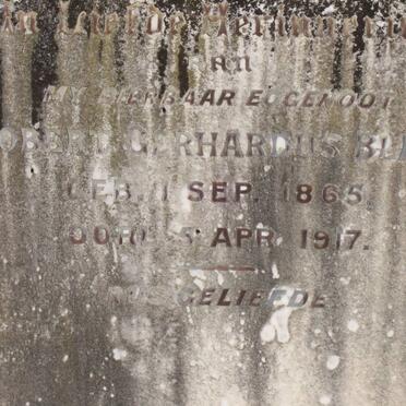 BLAKE Robert Gerharuds 1865-1917