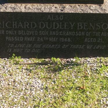 BETHEL Richard -1935 :: BENSON Richard Dudley -1948_1