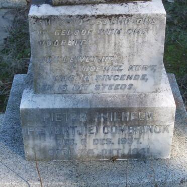 COMBRINCK Pieter Wilhelm 1937-1941