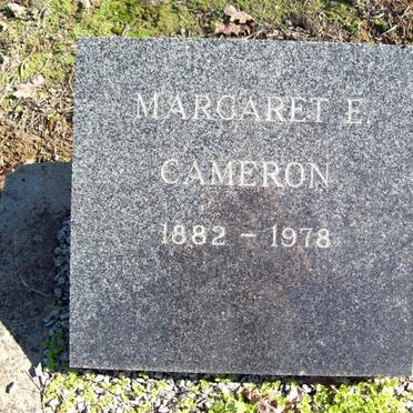 CAMERON Margaret E. 1882-1978