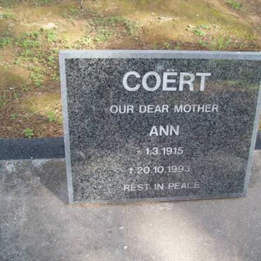 COERT Ann 1915-1993
