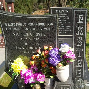 CHRISTIE Stephen 1970-1995