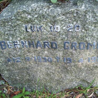 CROME Bernhard 1930-1959
