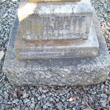 CRUSE Henri Pierre 1935-1942