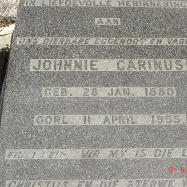 CARINUS Johnnie 1880-1955