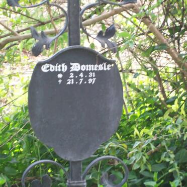 DOMESLE Edith 1931-1997