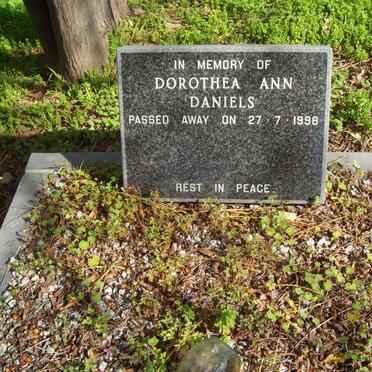 DANIELS Dorothea Ann -1996