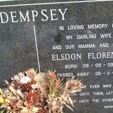 DEMPSEY Elsdon Florence 1909-1996